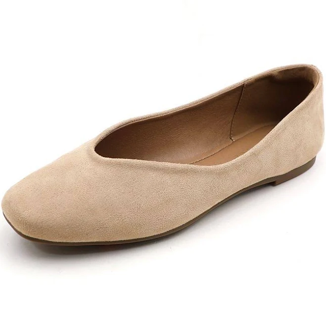 ballet flats Women's Classic Minimal Round-Toe Ballet Flats for Everyday, Size: 8, Beige Kohl's $39.99