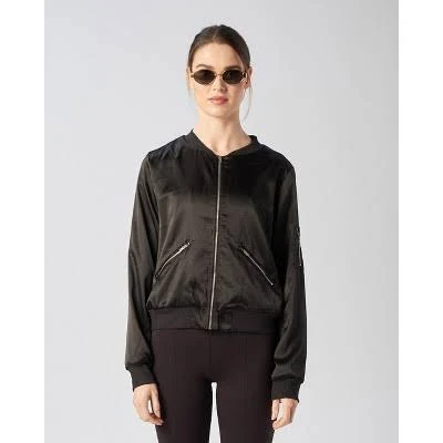 bomber jacket X by Gottex Satin Bomber Jacket Target $29.99