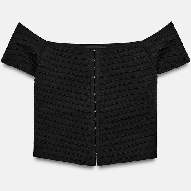 corset top Zara Knit Corset Top Zara USA $45.9