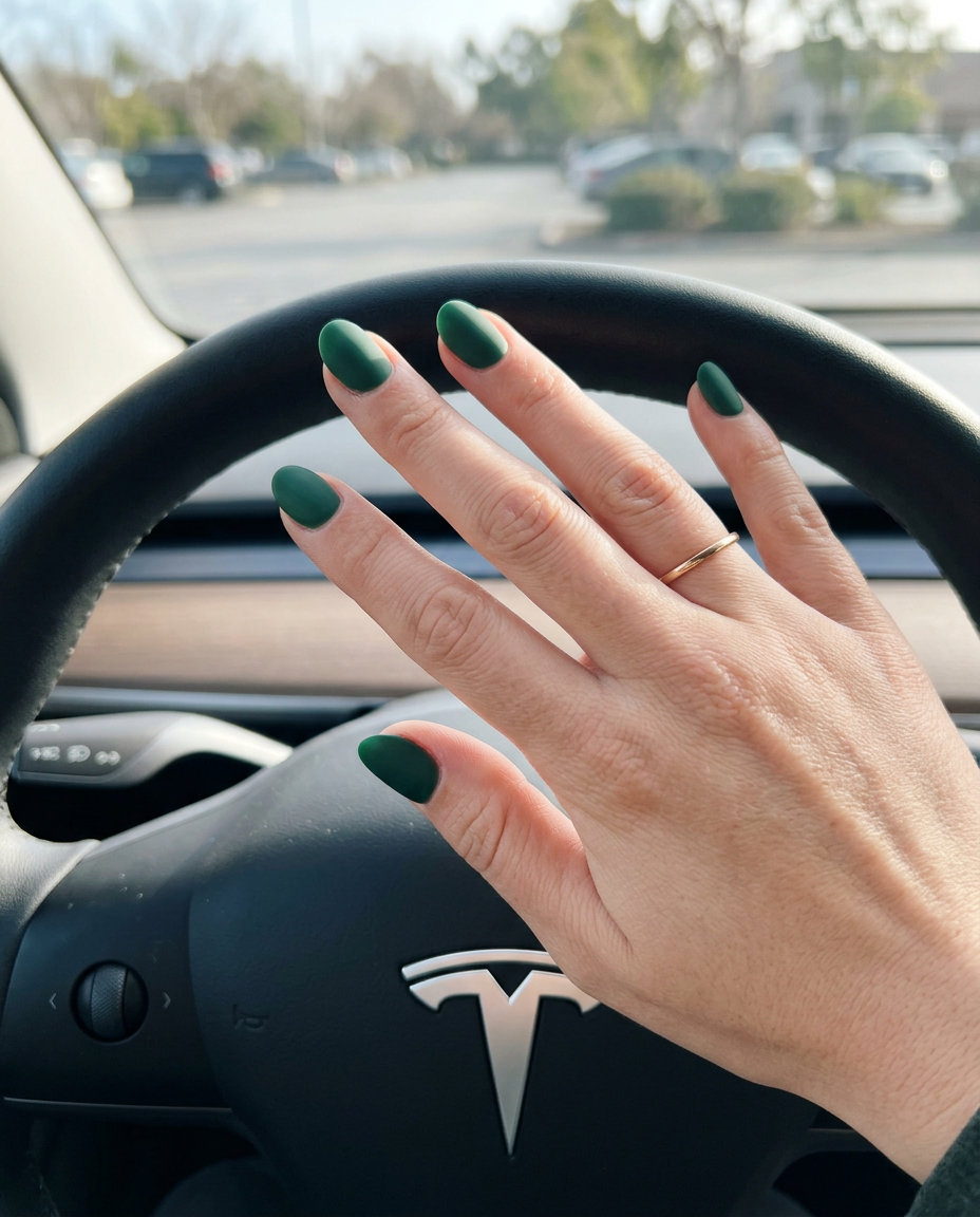 Sheer lime green aura short oval summer nails 2026 with shimmer for festivals.