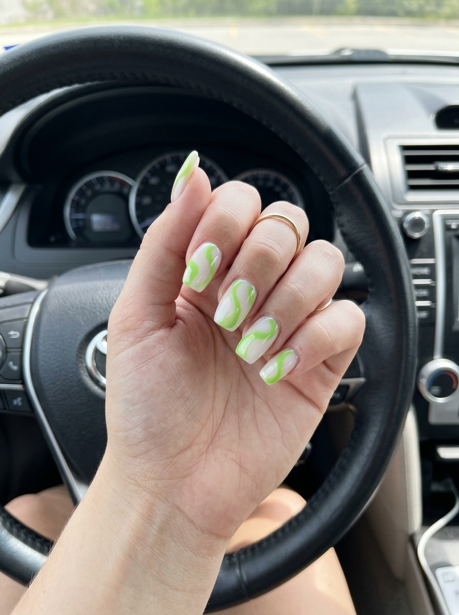 Sophisticated sheer milky white builder gel overlay for trending summer nails 2026. Clean look.