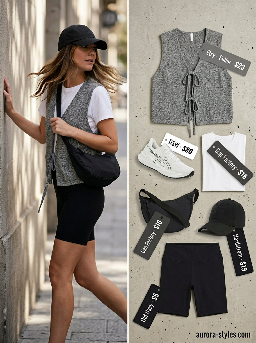 What to Wear with Knit Vest Summer 2026 outfit idea - fashion styling inspiration