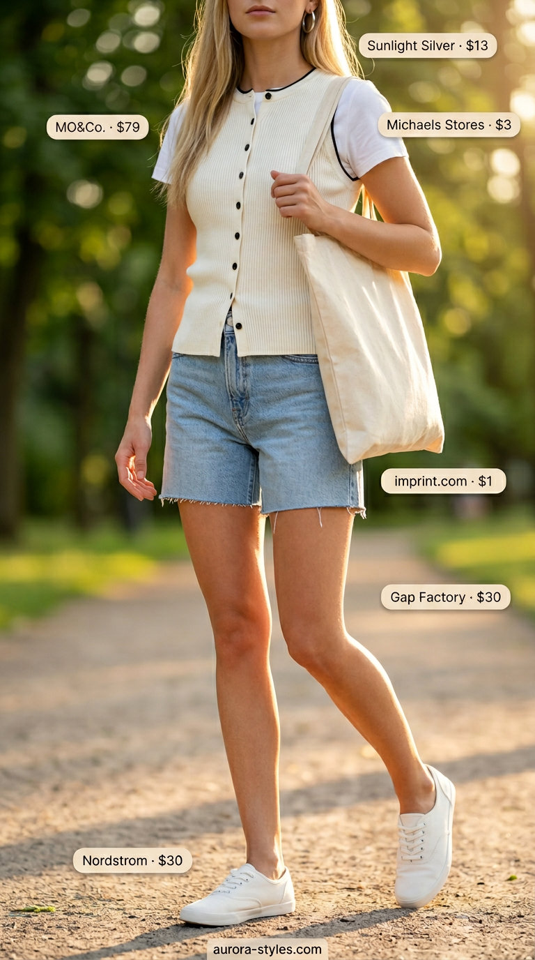 What to Wear with Knit Vest Summer 2026 outfit idea - fashion styling inspiration